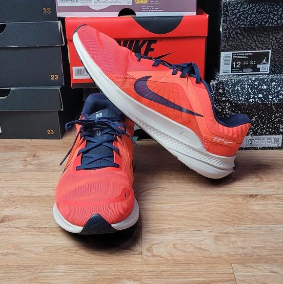 Nike Men Quest 5 Bright Crimson Obsidian DD0204 600 Size 13